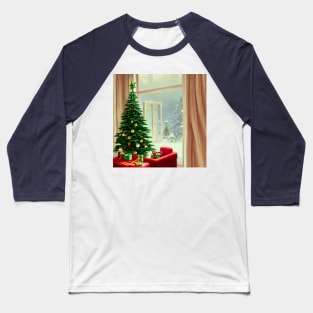 Christmas Eve with Joy of Love and Blessed This Year with Christmas Trees Warm Wishes Baseball T-Shirt